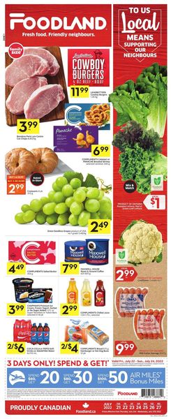 Catalogue Foodland from 07/21/2022