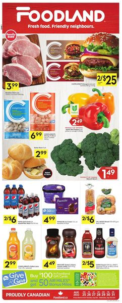 Catalogue Foodland from 08/25/2022