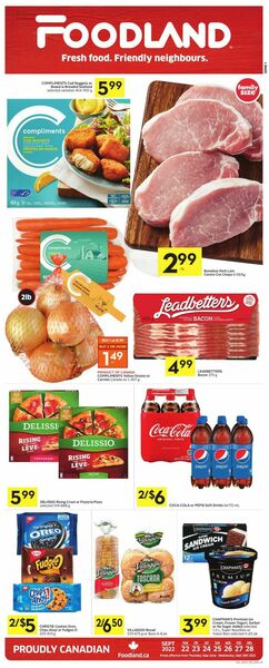 Catalogue Foodland from 09/22/2022