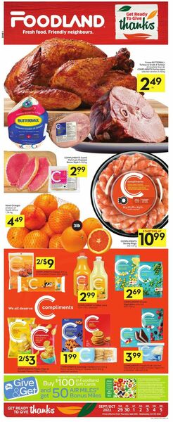 Catalogue Foodland from 09/29/2022