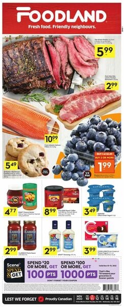 Catalogue Foodland from 11/10/2022