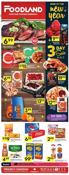 Catalogue Foodland from 12/29/2022