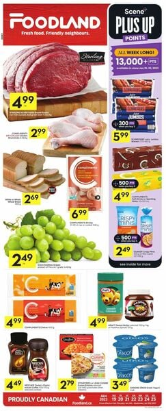 Catalogue Foodland from 01/19/2023