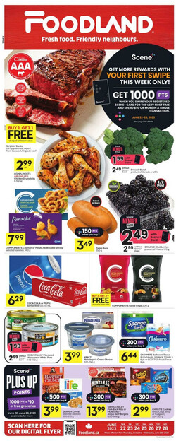 Catalogue Foodland from 06/22/2023