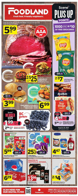 Catalogue Foodland from 08/24/2023