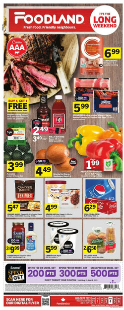Catalogue Foodland from 08/31/2023