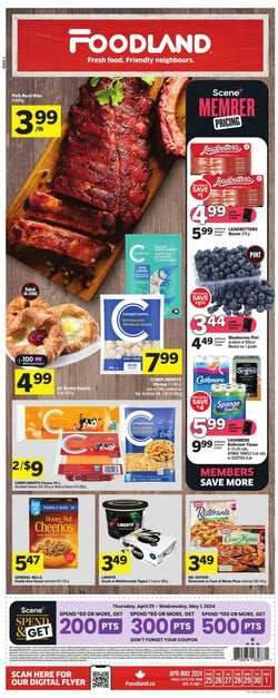 Catalogue Foodland from 04/25/2024
