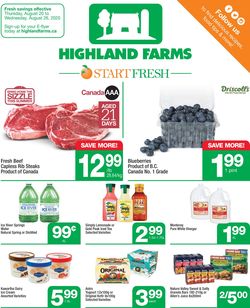 Catalogue Highland Farms from 08/20/2020