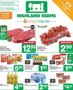 Catalogue Highland Farms from 09/03/2020