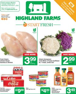 Catalogue Highland Farms from 10/29/2020