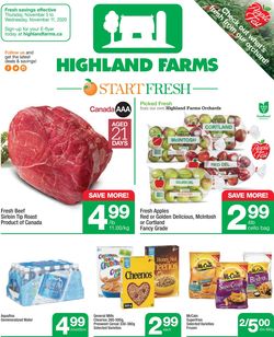 Catalogue Highland Farms from 11/05/2020