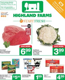 Catalogue Highland Farms from 01/14/2021