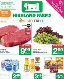 Catalogue Highland Farms from 02/11/2021