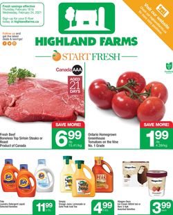 Catalogue Highland Farms from 02/18/2021