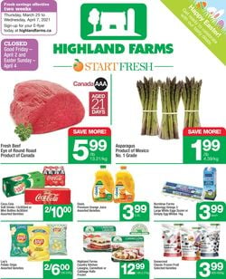 Catalogue Highland Farms from 03/25/2021
