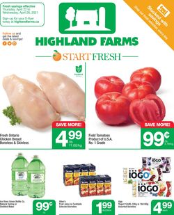 Catalogue Highland Farms from 04/22/2021