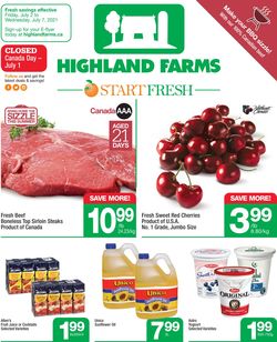 Catalogue Highland Farms from 07/01/2021