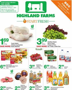 Catalogue Highland Farms from 01/25/2024