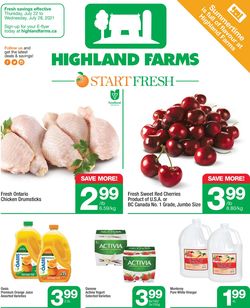 Catalogue Highland Farms from 07/22/2021