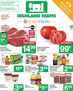 Catalogue Highland Farms from 08/26/2021