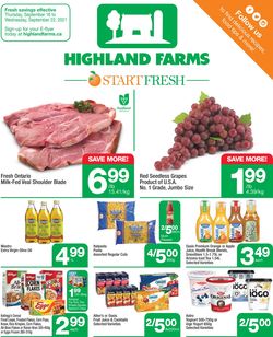 Catalogue Highland Farms from 09/16/2021