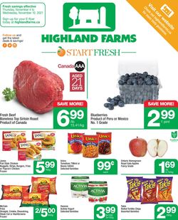 Catalogue Highland Farms from 11/04/2021