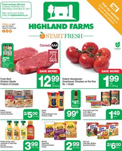 Catalogue Highland Farms from 11/18/2021