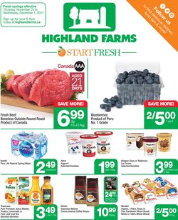 Catalogue Highland Farms from 11/25/2021