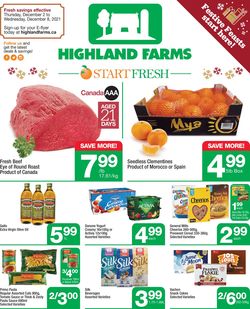 Catalogue Highland Farms from 12/02/2021