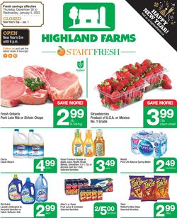 Highland Farms Flyer from 12/30/2021