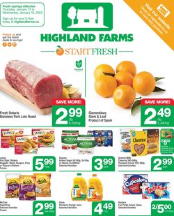 Catalogue Highland Farms from 01/13/2022