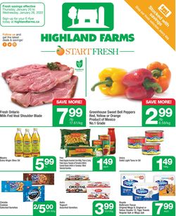 Catalogue Highland Farms from 01/20/2022
