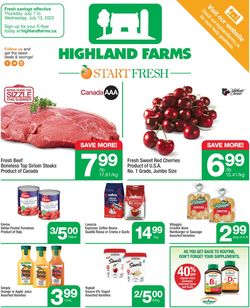 Catalogue Highland Farms from 07/07/2022