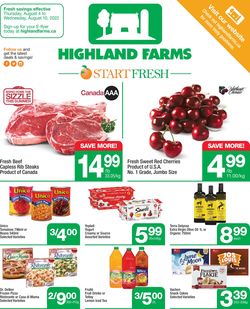 Catalogue Highland Farms from 08/04/2022