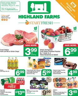 Catalogue Highland Farms from 08/18/2022