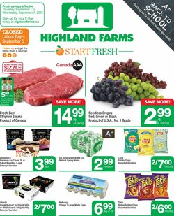 Catalogue Highland Farms from 09/01/2022