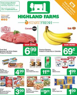 Catalogue Highland Farms from 09/08/2022