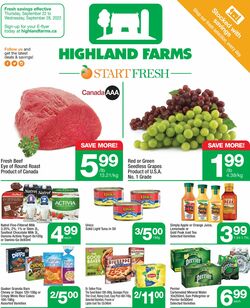 Catalogue Highland Farms from 09/22/2022