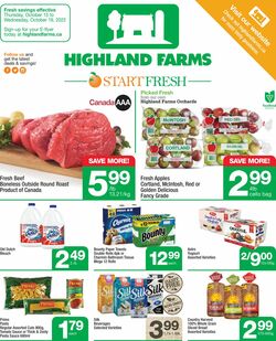 Catalogue Highland Farms from 10/13/2022