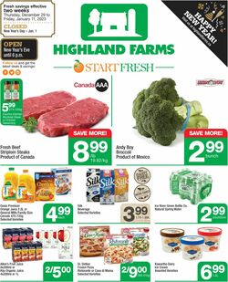 Catalogue Highland Farms from 12/29/2022
