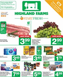Catalogue Highland Farms from 03/23/2023