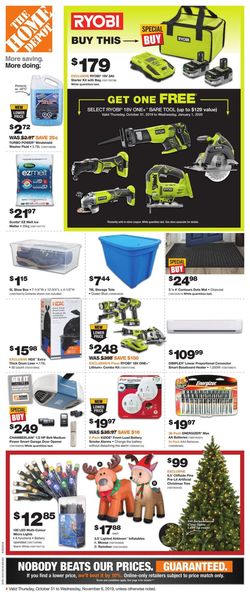 Catalogue Home Depot from 10/31/2019