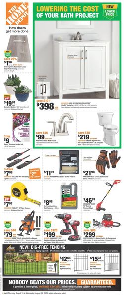 Catalogue Home Depot from 08/20/2020