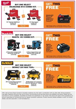Catalogue Home Depot from 09/29/2020