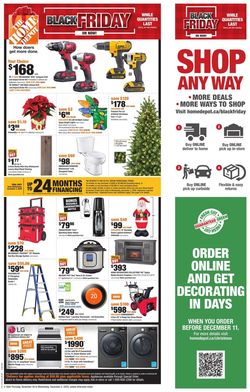 Catalogue Home Depot - Black Friday 2020 from 11/26/2020
