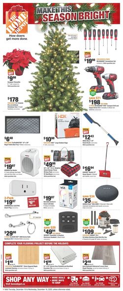 Catalogue Home Depot - Holiday 2020 from 12/10/2020