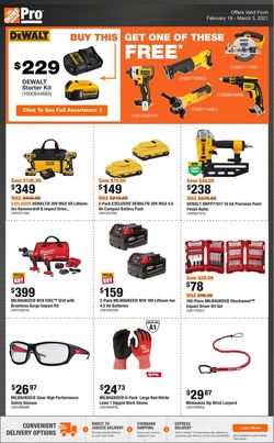 Catalogue Home Depot from 02/18/2021