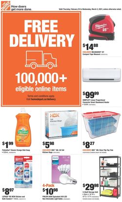 Catalogue Home Depot from 02/25/2021
