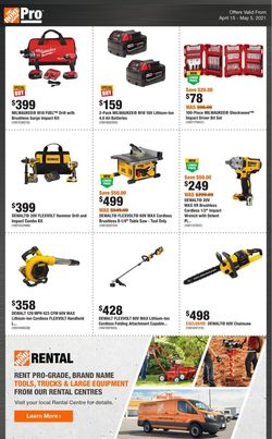 Catalogue Home Depot from 04/15/2021