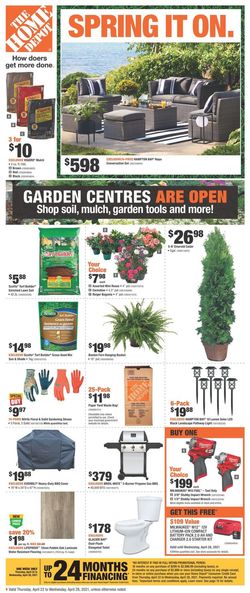 Catalogue Home Depot from 04/22/2021
